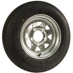 Order TOW RITE - RT3376GAL - Tire & Rim ST205/75R14 Mounted on Galvanized Spoke 14x6 5x4.5 For Your Vehicle