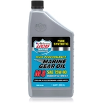 Order Lucas Oil - 10652 - Marine Gear Oil Synthetic SAE 75W-90 M8 - 1 Quart For Your Vehicle