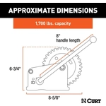Order Hand Winch by CURT MANUFACTURING - 29427 For Your Vehicle