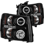 Order SPYDER - 5009494 - Halo Projector Headlights with Parking LEDs For Your Vehicle