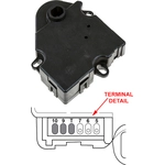 Order Heater Blend Door Or Water Shutoff Actuator by GLOBAL PARTS DISTRIBUTORS - 1712077 For Your Vehicle