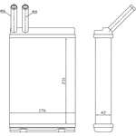 Order Heater Core by NISSENS - 73642 For Your Vehicle