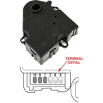 Order GLOBAL PARTS DISTRIBUTORS - 1712077 - HVAC Heater Blend Door Actuator For Your Vehicle