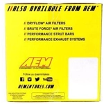 Order Kit d'admission de filtre à air haute performance de AEM INDUCTION - 21-687C For Your Vehicle