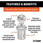 Order Hitch Ball by CURT MANUFACTURING - 60601 For Your Vehicle