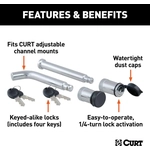 Order Hitch & Coupler Locks by CURT MANUFACTURING - 23556 For Your Vehicle