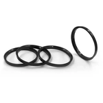 Order COYOTE WHEEL ACCESSORIES - 1069505 - Black Anodized Plastic Hub Centric Ring Set For Your Vehicle