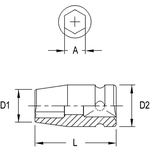 Order Impact Socket Set by GENIUS - 343208 For Your Vehicle