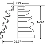 Order Inner Boot Kit by EMPI - 86-2128D For Your Vehicle