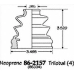 Order Ensemble de Soufflet de Joint Homocinétique intérieur de EMPI - 86-2157D For Your Vehicle