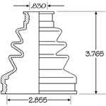 Order Inner Boot Kit by EMPI - 86-2233D For Your Vehicle