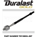 Order Inner Tie Rod End by DORMAN PREMIUM - TI91380XL For Your Vehicle