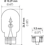 Order Interior Door Light (Pack of 10) by HELLA - 2825 For Your Vehicle