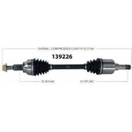 Order WORLDPARTS - 139226 - Left New CV Complete Assembly For Your Vehicle