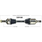 Order WORLDPARTS - 329168 - Left New CV Complete Assembly For Your Vehicle