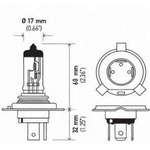 Order Low Beam Headlight by HELLA - H4P50TB For Your Vehicle