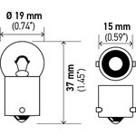 Order Lumière de la carte (lot de 10) par HELLA - 5007 For Your Vehicle