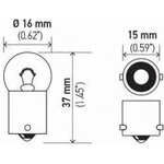 Order Lumière de la carte by HELLA - 57 For Your Vehicle