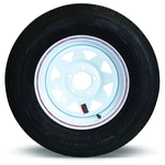 Order TOW RITE - RDG25-702-WS6 - Tire & Rim ST205/75R15 LRC White Spoke For Your Vehicle