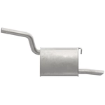 Order WALKER USA - 74050 - Stainless Steel Rear Oval Exhaust Muffler Assembly For Your Vehicle