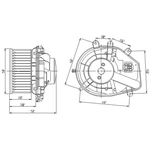 Order New Blower Motor by GLOBAL PARTS DISTRIBUTORS - 2311652 For Your Vehicle