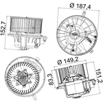 Order MAHLE ORIGINAL - AB149-000P - Interior Blower For Your Vehicle