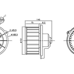 Order New Blower Motor by NISSENS - 87615 For Your Vehicle