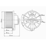 Order New Blower Motor With Wheel by GLOBAL PARTS DISTRIBUTORS - 2311527 For Your Vehicle