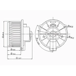 Order New Blower Motor With Wheel by GLOBAL PARTS DISTRIBUTORS - 2311528 For Your Vehicle