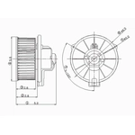 Order New Blower Motor With Wheel by GLOBAL PARTS DISTRIBUTORS - 2311538 For Your Vehicle