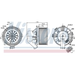 Order New Blower Motor With Wheel by NISSENS - 87105 For Your Vehicle