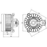 Order New Blower Motor With Wheel by TYC - 700247 For Your Vehicle