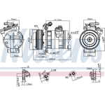 Order New Compressor And Clutch by NISSENS - 890662 For Your Vehicle