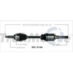 Order New CV Shaft by TRAKMOTIVE - MZ8166 For Your Vehicle