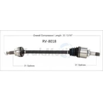 Order TRAKMOTIVE - RV8018 - CV Axle Shaft For Your Vehicle