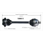 Order Arbre CV neuf par WORLDPARTS - 109011 For Your Vehicle