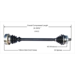 Order Arbre CV neuf par WORLDPARTS - 109022 For Your Vehicle