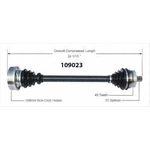Order New CV Shaft by WORLDPARTS - 109023 For Your Vehicle