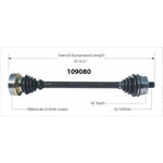 Order Arbre CV neuf par WORLDPARTS - 109080 For Your Vehicle