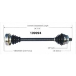Order New CV Shaft by WORLDPARTS - 109094 For Your Vehicle
