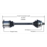 Order New CV Shaft by WORLDPARTS - 109096 For Your Vehicle