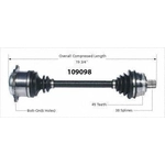 Order New CV Shaft by WORLDPARTS - 109098 For Your Vehicle