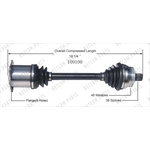 Order New CV Shaft by WORLDPARTS - 109100 For Your Vehicle
