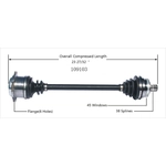Order Arbre CV neuf par WORLDPARTS - 109103 For Your Vehicle