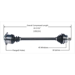 Order Arbre CV neuf par WORLDPARTS - 109104 For Your Vehicle