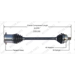 Order New CV Shaft by WORLDPARTS - 109106 For Your Vehicle
