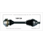 Order New CV Shaft by WORLDPARTS - 109126 For Your Vehicle