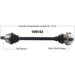 Order New CV Shaft by WORLDPARTS - 109143 For Your Vehicle