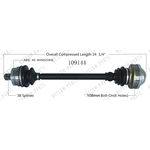Order New CV Shaft by WORLDPARTS - 109144 For Your Vehicle