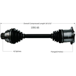 Order WORLDPARTS - 109146 - New CV Shaft For Your Vehicle